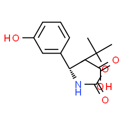 ChemSpider 2D Image | (3S)-3-(3-Hydroxyphenyl)-3-({[(2-methyl-2-propanyl)oxy]carbonyl}amino)propanoic acid | C14H19NO5