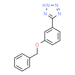 ChemSpider 2D Image | 5-(3-BENZYLOXYPHENYL)-1H-TETRAZOLE | C14H12N4O