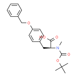 ChemSpider 2D Image | Boc-N-Me-Tyr(Bzl)-OH | C22H27NO5