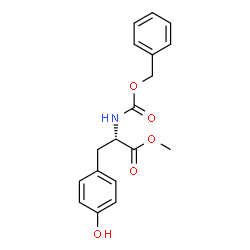 ChemSpider 2D Image | Z-L-Tyrosine methyl ester | C18H19NO5