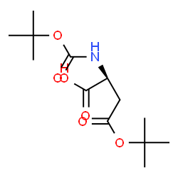 ChemSpider 2D Image | BOC-ASP(OTBU)-OH | C13H23NO6
