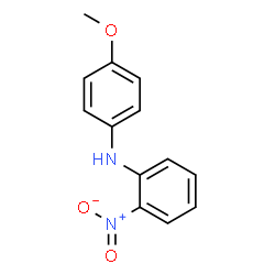 ChemSpider 2D Image | N-(4-Methoxyphenyl)-2-nitroaniline | C13H12N2O3