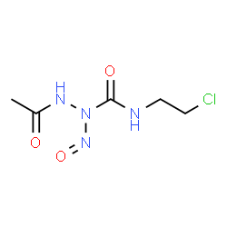 ChemSpider 2D Image | 1-Acetyl-N-(2-chloroethyl)-3-oxo-2-triazanecarboxamide | C5H9ClN4O3