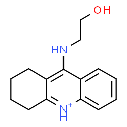 ChemSpider 2D Image | 9-[(2-Hydroxyethyl)amino]-1,2,3,4-tetrahydroacridinium | C15H19N2O