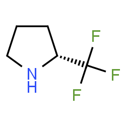 ChemSpider 2D Image | 2(R)-2-Trifluoromethylpyrrolidine | C5H8F3N