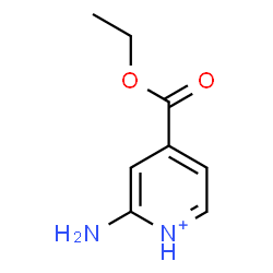 ChemSpider 2D Image | ethyl 2-aminopyridin-1-ium-4-carboxylate | C8H11N2O2
