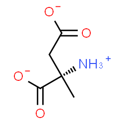 ChemSpider 2D Image | (2S)-2-Ammonio-2-methylsuccinate | C5H8NO4