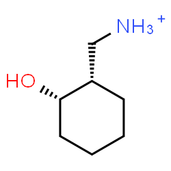 ChemSpider 2D Image | [(1S,2S)-2-Hydroxycyclohexyl]methanaminium | C7H16NO