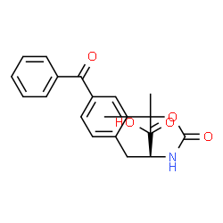 ChemSpider 2D Image | Boc-Bpa-OH | C21H23NO5