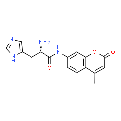 ChemSpider 2D Image | H-His-AMC | C16H16N4O3