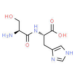 ChemSpider 2D Image | ser-his | C9H14N4O4