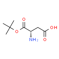 ChemSpider 2D Image | H-Asp-OtBu | C8H15NO4