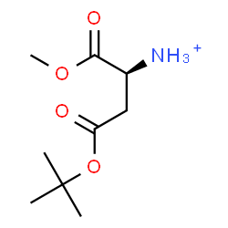 ChemSpider 2D Image | (2S)-1-Methoxy-4-[(2-methyl-2-propanyl)oxy]-1,4-dioxo-2-butanaminium | C9H18NO4