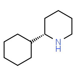 ChemSpider 2D Image | (2S)-2-Cyclohexylpiperidine | C11H21N