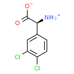 ChemSpider 2D Image | (2S)-Ammonio(3,4-dichlorophenyl)acetate | C8H7Cl2NO2