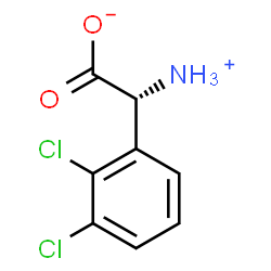 ChemSpider 2D Image | (2R)-Ammonio(2,3-dichlorophenyl)acetate | C8H7Cl2NO2