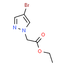 ChemSpider 2D Image | ethyl 2-(4-bromopyrazol-1-yl)acetate | C7H9BrN2O2