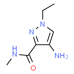 ChemSpider 2D Image | 4-Amino-1-ethyl-N-methyl-1H-pyrazole-3-carboxamide | C7H12N4O