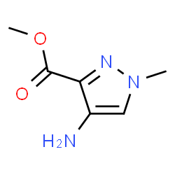 ChemSpider 2D Image | methyl 4-amino-1-methylpyrazole-3-carboxylate | C6H9N3O2