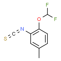 ChemSpider 2D Image | 1-(Difluoromethoxy)-2-isothiocyanato-4-methylbenzene | C9H7F2NOS