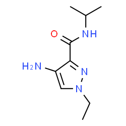 ChemSpider 2D Image | 4-Amino-1-ethyl-N-isopropyl-1H-pyrazole-3-carboxamide | C9H16N4O