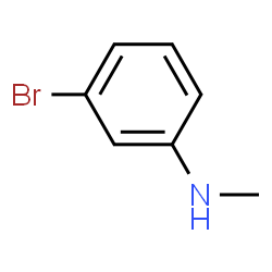 ChemSpider 2D Image | 3-Bromo-N-methylaniline | C7H8BrN