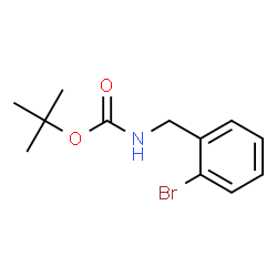 ChemSpider 2D Image | N-Boc-2-Bromobenzylamine | C12H16BrNO2