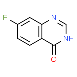 ChemSpider 2D Image | 7-Fluoroquinazolin-4(3H)-one | C8H5FN2O