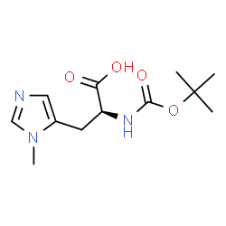 ChemSpider 2D Image | BOC-HIS(3-ME)-OH | C12H19N3O4