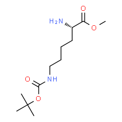 ChemSpider 2D Image | Methyl N~6~-{[(2-methyl-2-propanyl)oxy]carbonyl}-L-lysinate | C12H24N2O4