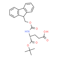 ChemSpider 2D Image | Fmoc-D-Glu-OtBu | C24H27NO6
