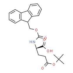 ChemSpider 2D Image | Fmoc-Glu(OtBu)-OH | C24H27NO6