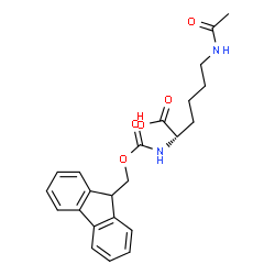 ChemSpider 2D Image | Nalpha-Fmoc-Nepsilon-acetyl-L-lysine | C23H26N2O5