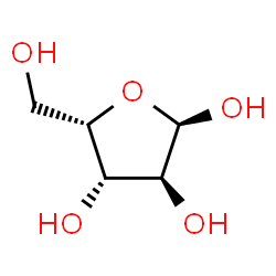 ChemSpider 2D Image | alpha-L-Xylofuranose | C5H10O5