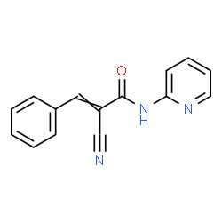 ChemSpider 2D Image | 2-Cyano-3-phenyl-N-(2-pyridinyl)acrylamide | C15H11N3O