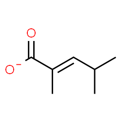 ChemSpider 2D Image | (2E)-2,4-Dimethyl-2-pentenoate | C7H11O2