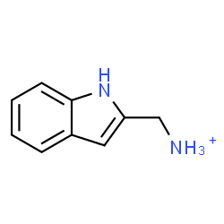 ChemSpider 2D Image | 1H-Indol-2-ylmethanaminium | C9H11N2