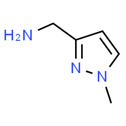 ChemSpider 2D Image | (1-methyl-1H-pyrazol-3-yl)methanamine | C5H9N3