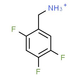 ChemSpider 2D Image | (2,4,5-Trifluorophenyl)methanaminium | C7H7F3N