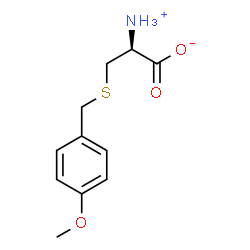 ChemSpider 2D Image | (S)-2-Amino-3-((4-methoxybenzyl)thio)propanoic acid | C11H15NO3S