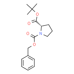 ChemSpider 2D Image | N-Benzyloxycarbonyl-L-proline tert-butyl ester | C17H23NO4