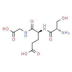 ChemSpider 2D Image | L-Seryl-L-alpha-glutamylglycine | C10H17N3O7
