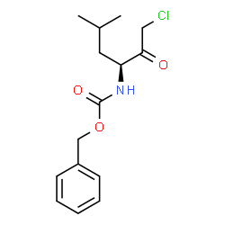 ChemSpider 2D Image | Benzyl [(3S)-1-chloro-5-methyl-2-oxo-3-hexanyl]carbamate | C15H20ClNO3