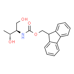 ChemSpider 2D Image | 9H-Fluoren-9-ylmethyl [(2R,3R)-1,3-dihydroxy-2-butanyl]carbamate | C19H21NO4