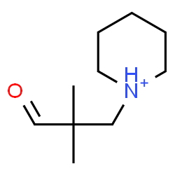 ChemSpider 2D Image | 1-(2,2-Dimethyl-3-oxopropyl)piperidinium | C10H20NO
