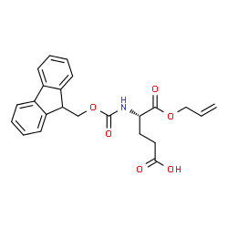 ChemSpider 2D Image | Fmoc-Glu-OAll | C23H23NO6