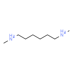 ChemSpider 2D Image | N,N'-Dimethyl-1,6-hexanediaminium | C8H22N2