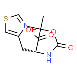 ChemSpider 2D Image | Boc-D-4-Thiazolylalanine | C11H16N2O4S