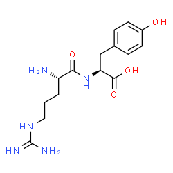 ChemSpider 2D Image | arg-tyr | C15H23N5O4