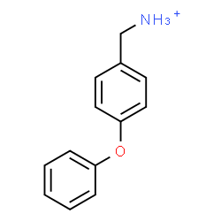ChemSpider 2D Image | (4-Phenoxyphenyl)methanaminium | C13H14NO